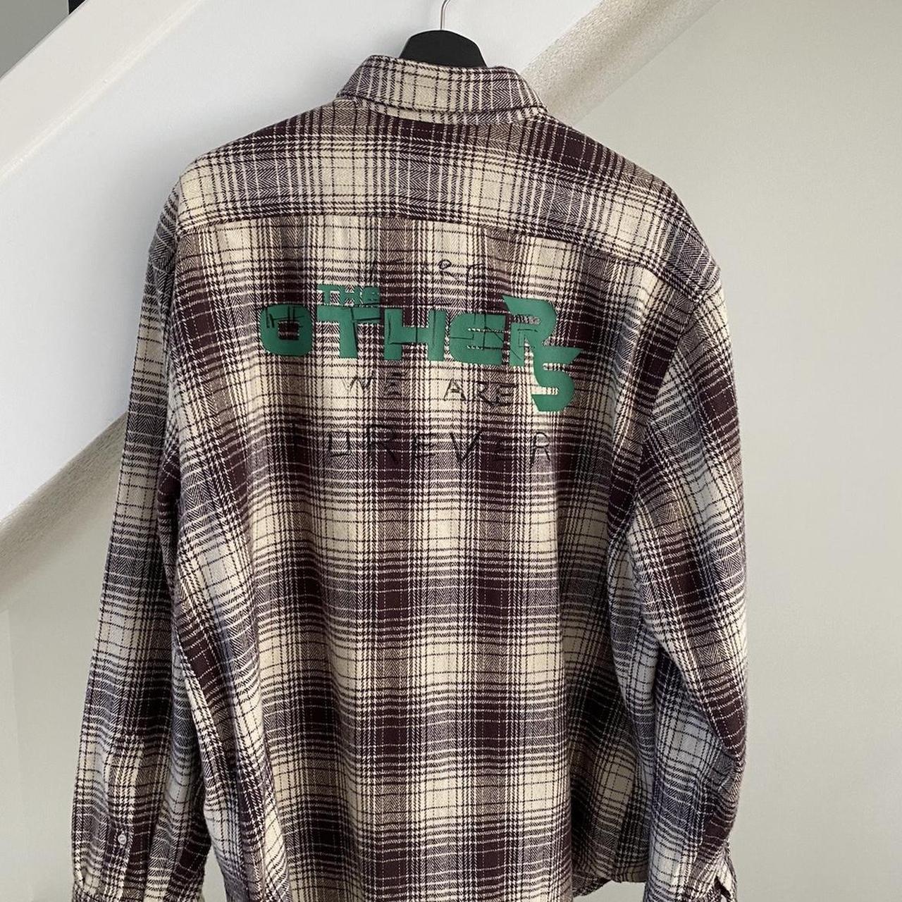 Raf Simon's oversized flannel size S | Depop