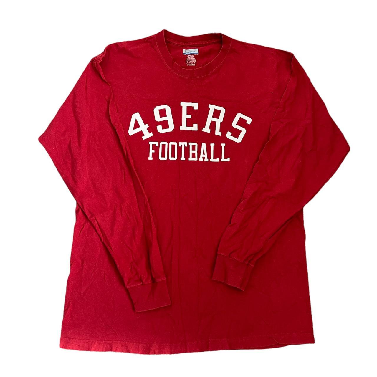 Cropped vintage 49ers Reebok crewneck size xl Really - Depop