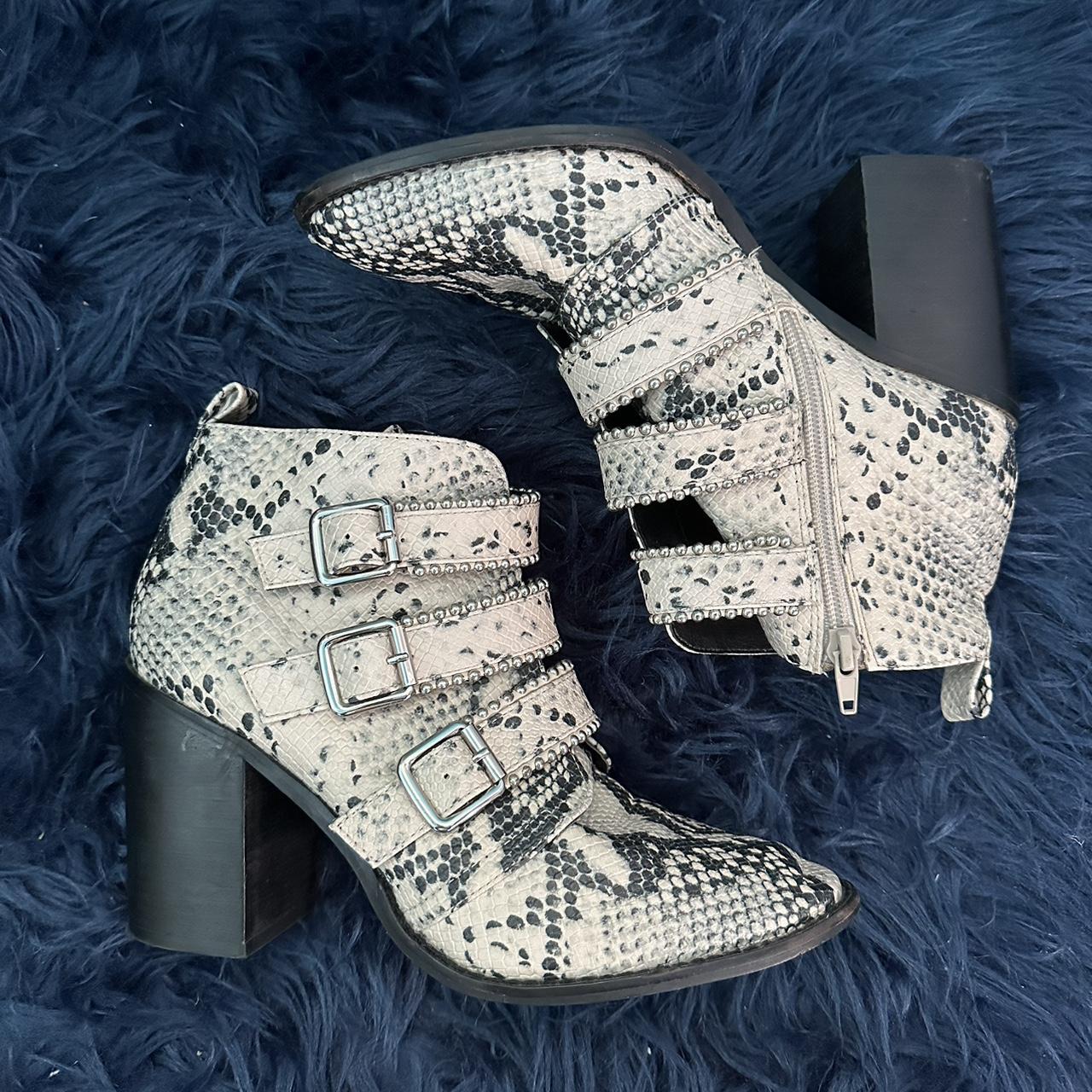 Steve madden cheap snakeskin boots