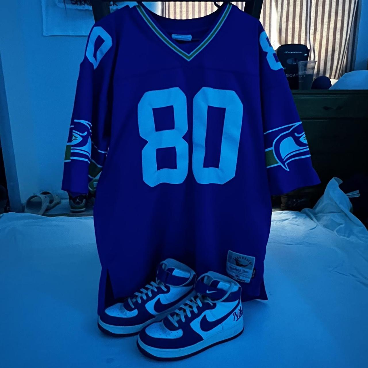 Seattle Seahawks Steve Largent #80 Mitchell & Ness - Depop