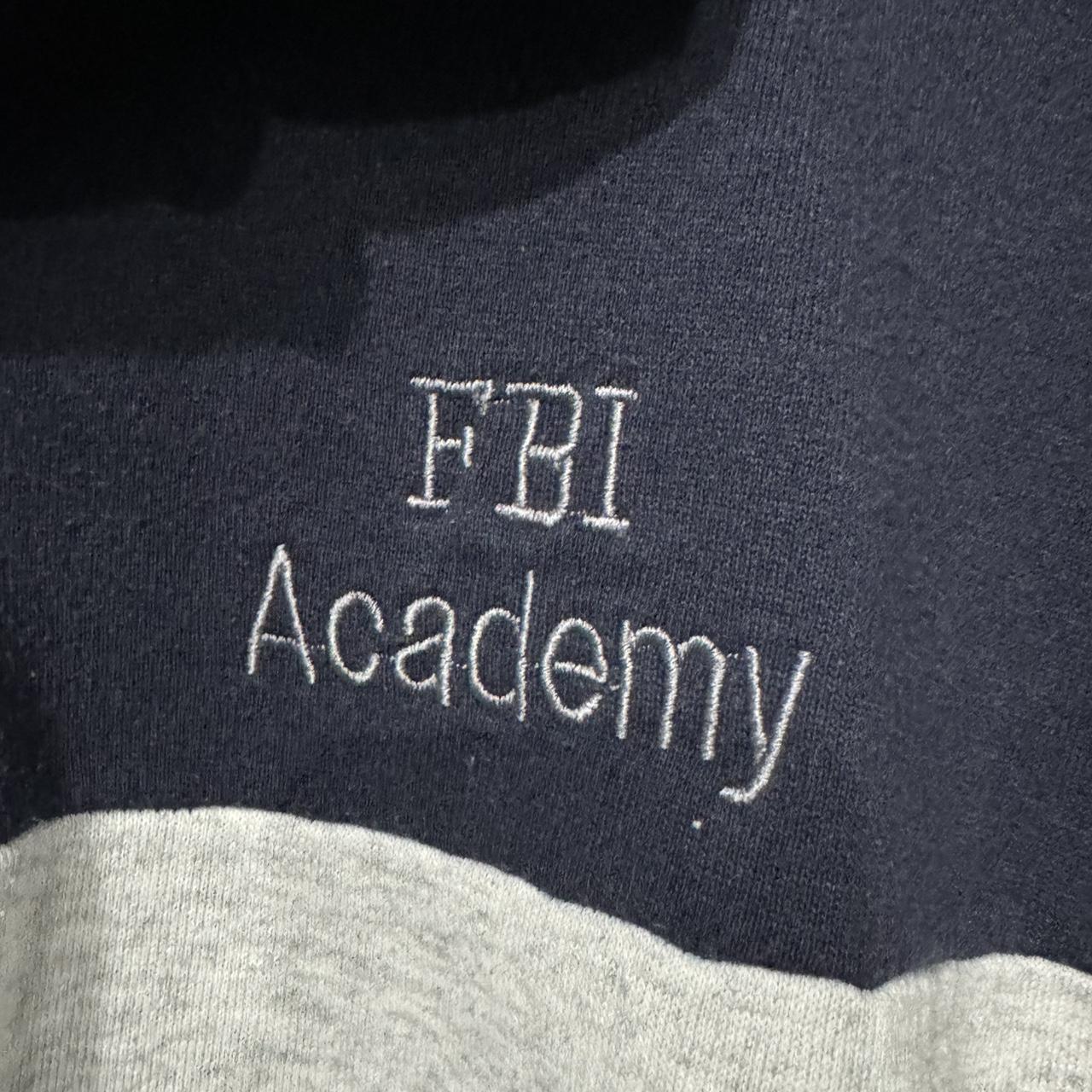 Vintage FBI Academy Rugby sweatshirt size XL men s. Depop