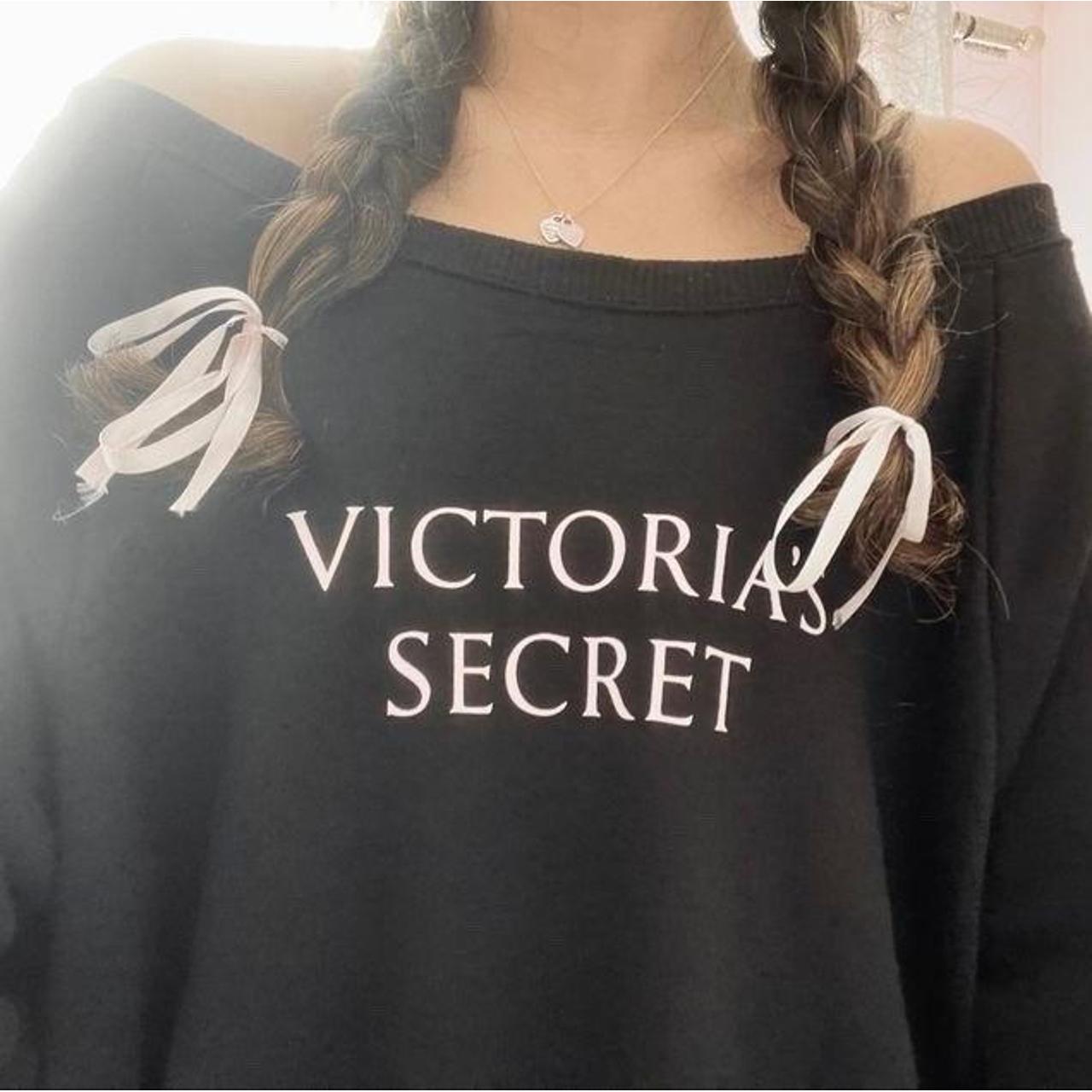 iso! victoria’s secret sweatshirt/sweater in l or xl... - Depop