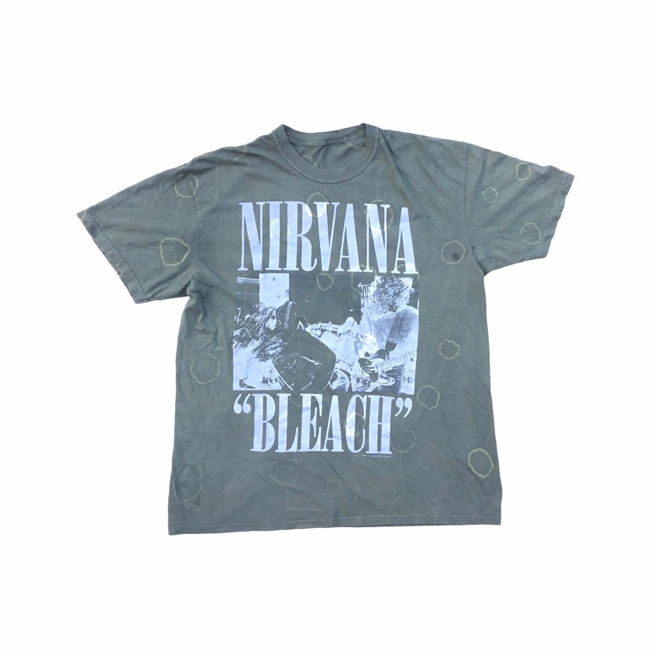 Nirvana Bleached Unisex Tie-dye Band T-shirt Vintage Inspired Grunge  Reverse Bleached Tee 90s Rock Tee Bleach Style Top -  Canada