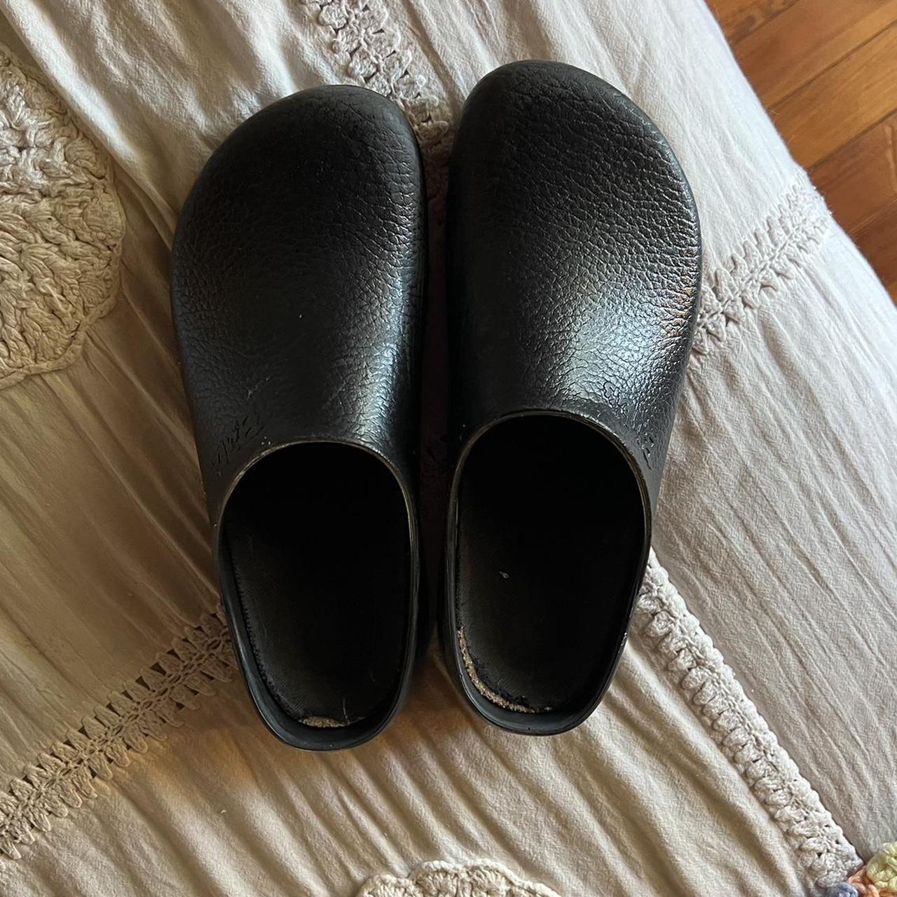 black birkenstock superbirkis mens size 12 - Depop