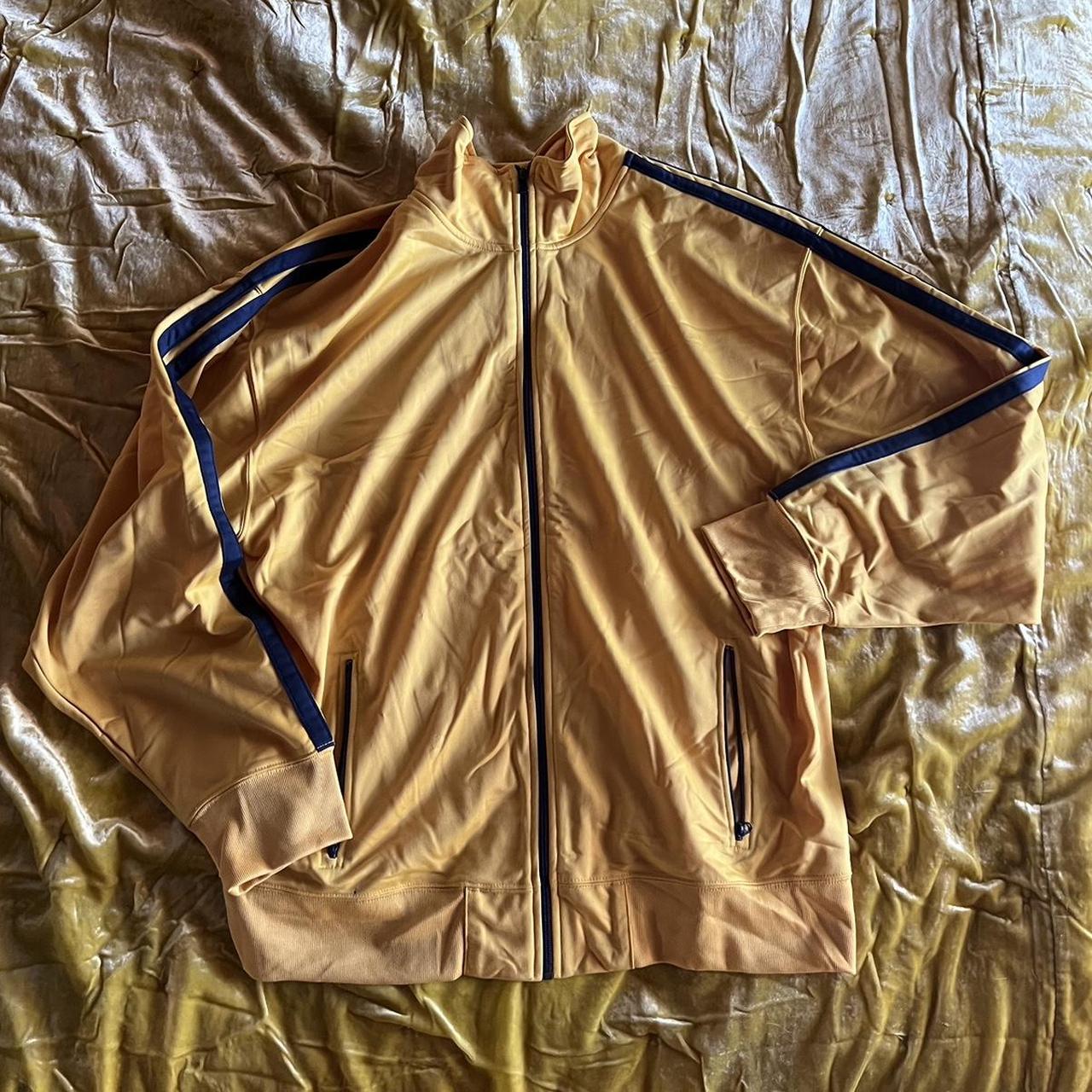 xxl old navy yellow track jacket! Depop