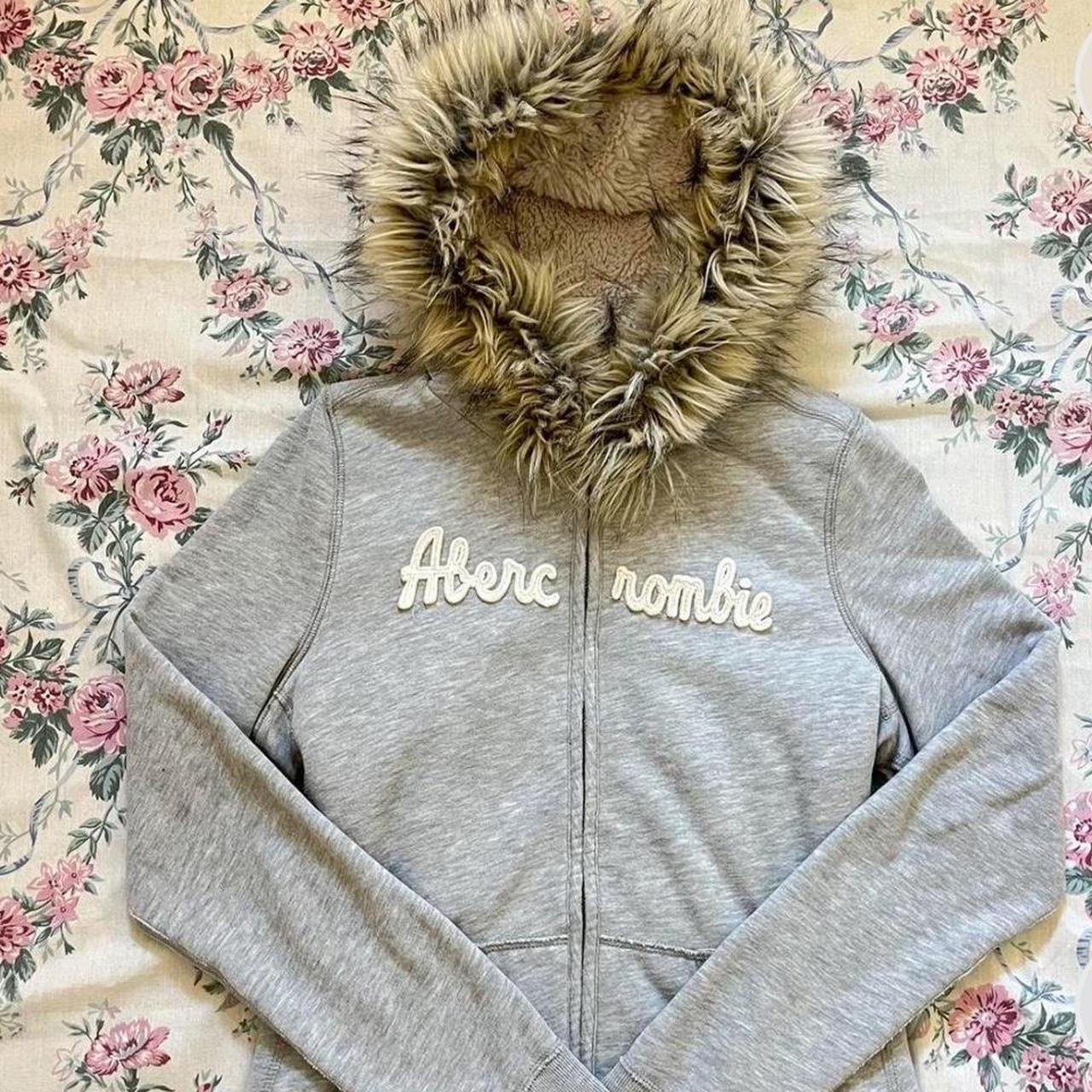 Abercrombie and fitch fur hoodie sale