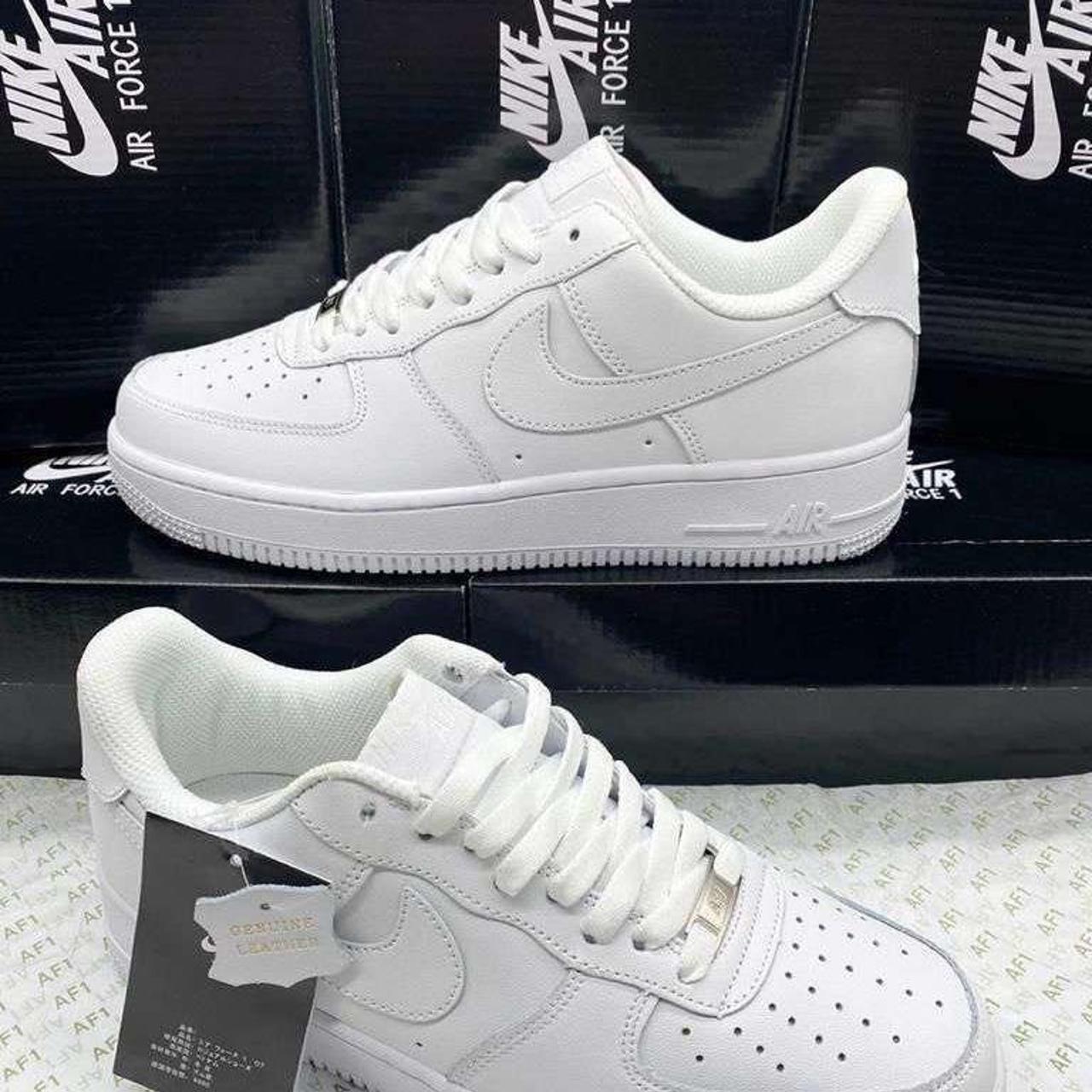 Nike Men's White Trainers | Depop