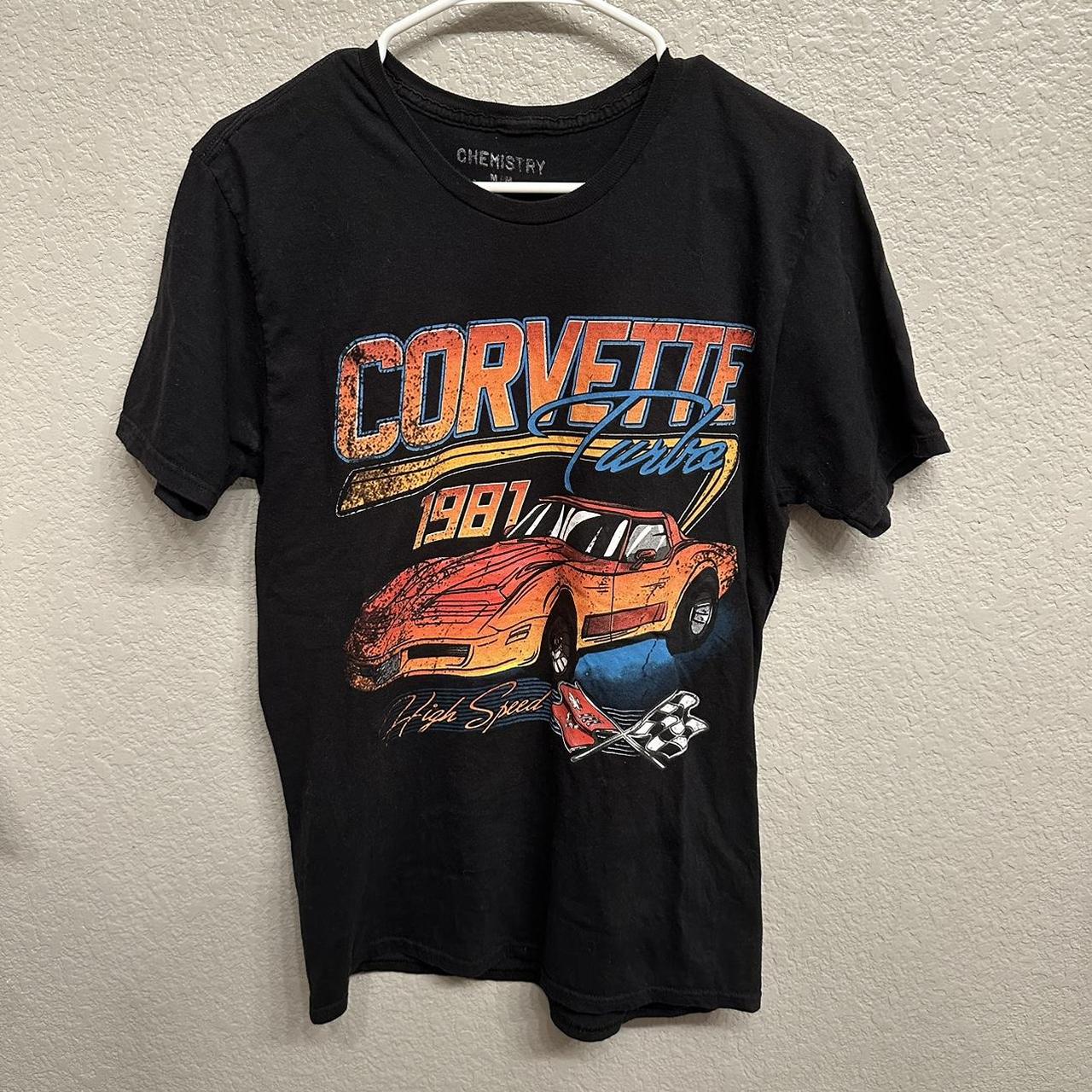 Corvette graphic tee - Depop