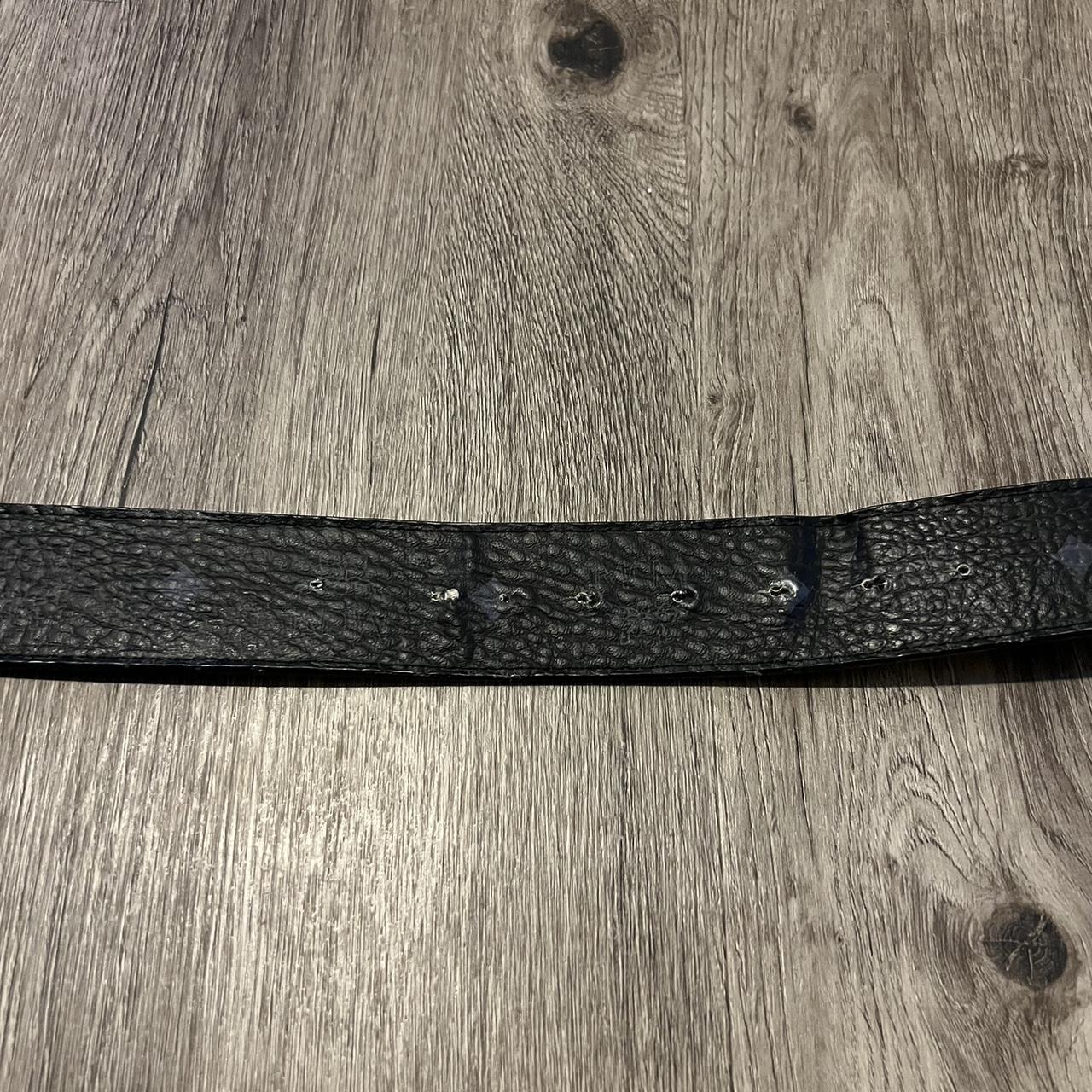 Black & Blue MCM belt #MCM #belt 45 inches not - Depop