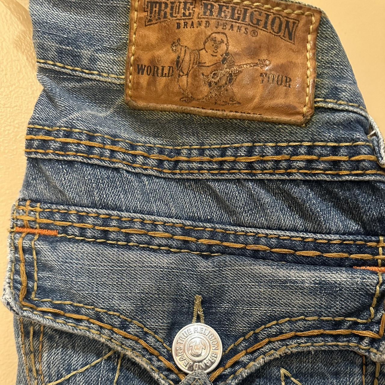 32X34 True religion baggy jeans #vintage... - Depop