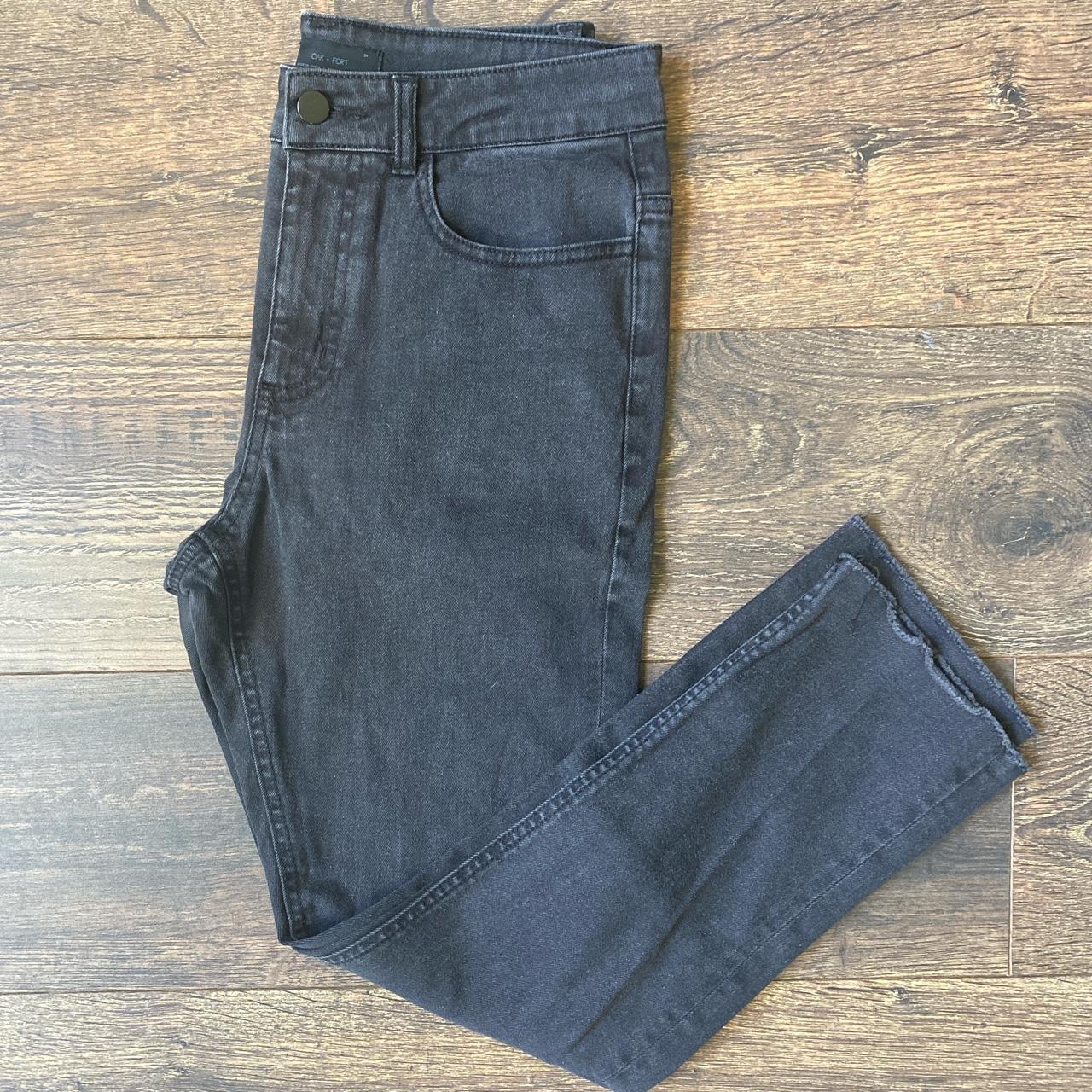 OAK + FORT mens jeans. Slim fit. 29x30. Dark grey... Depop