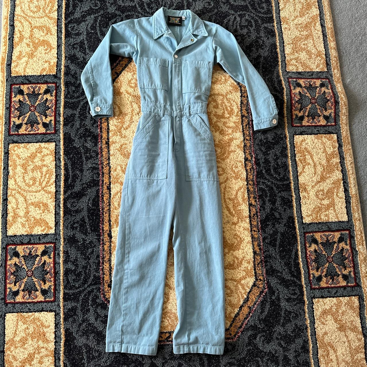 Big bud press baby blue long sleeve jumpsuit 💙 XXS... Depop
