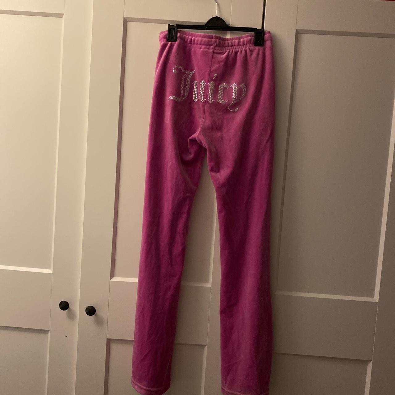 Juicy Couture Women's Pink Trousers | Depop