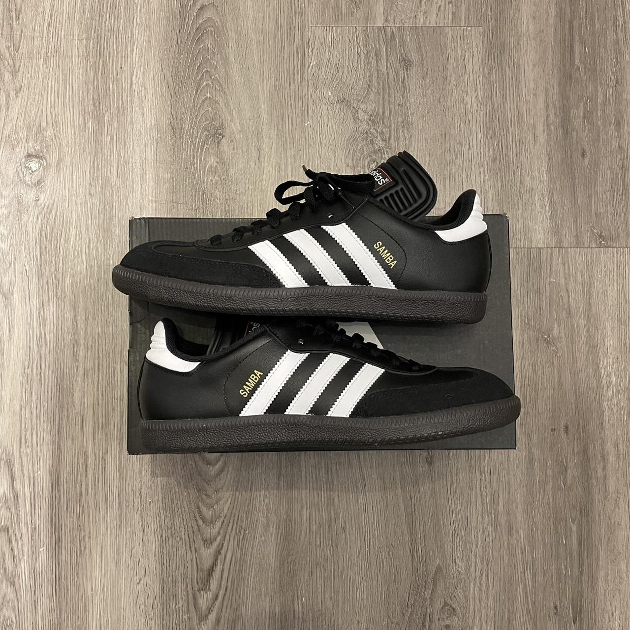 Adidas Men's Black and White Trainers | Depop