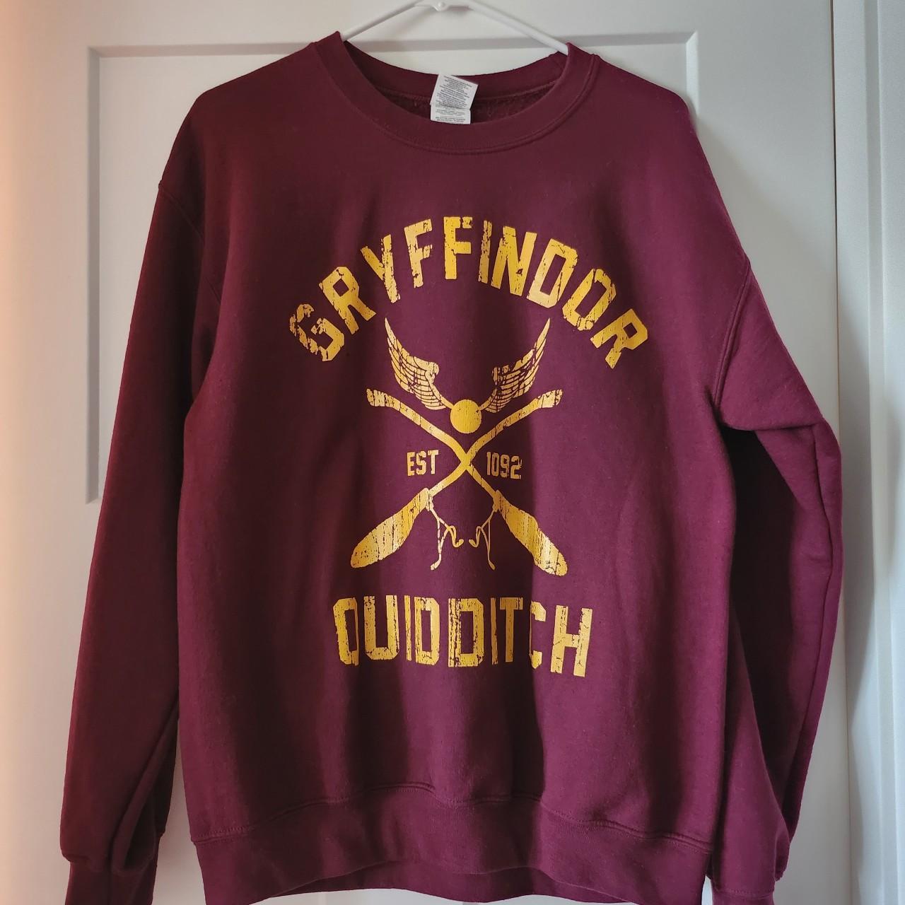 Gryffindor Quidditch sweatshirt hogwarts varsity Depop