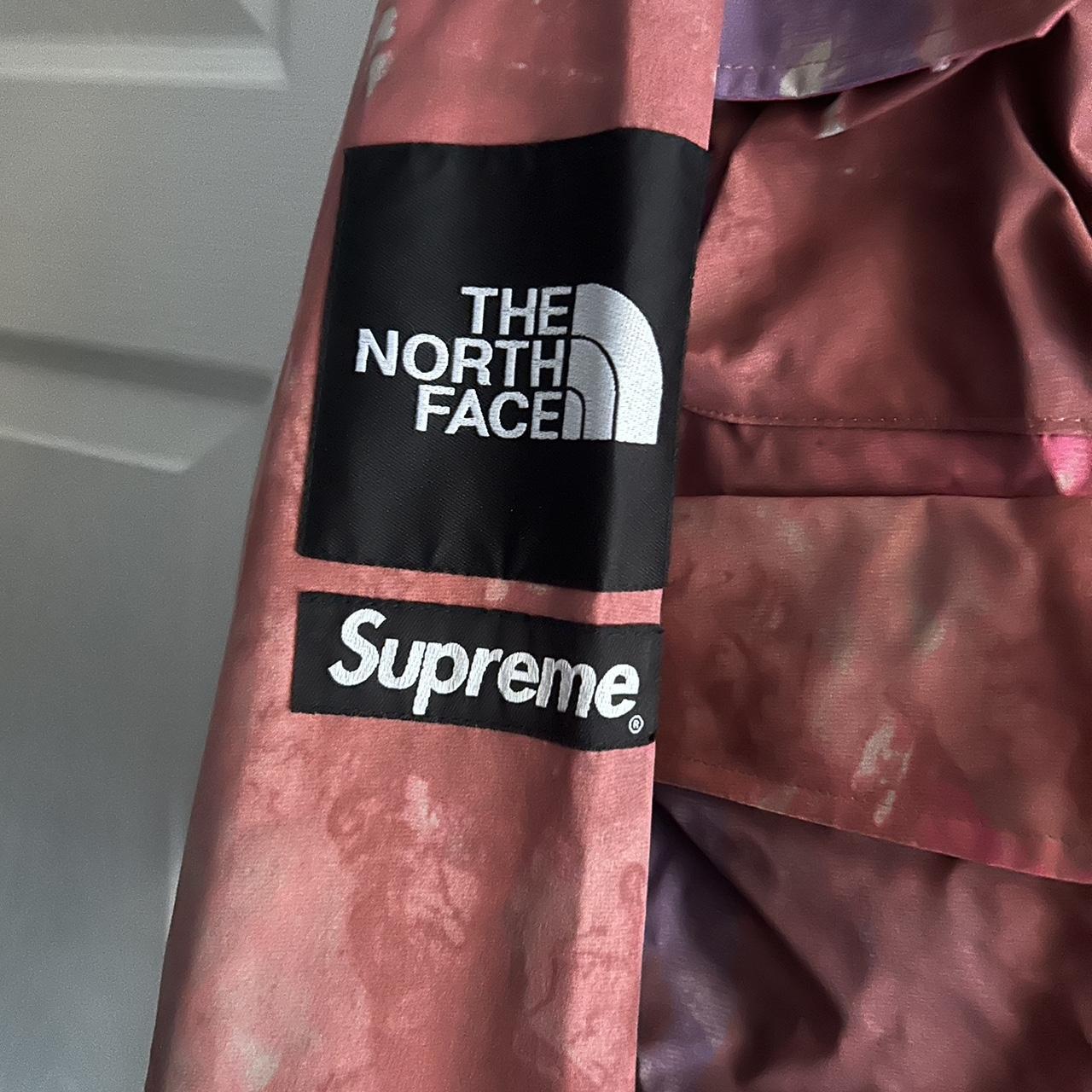 Northface supreme pink camo jacket size medium