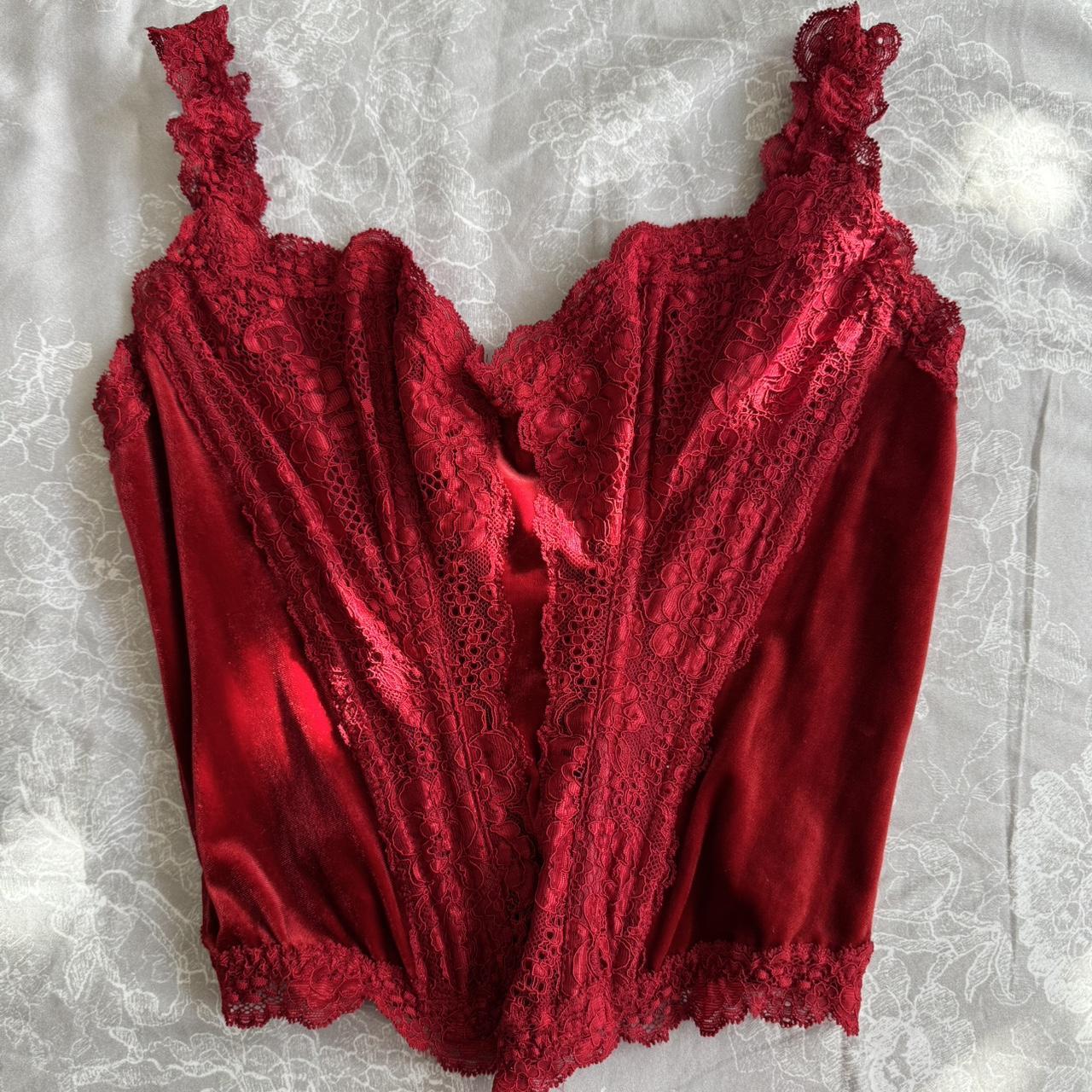 Rare Vintage popular Victoria’s Secret Fiery Red Fairy Corset