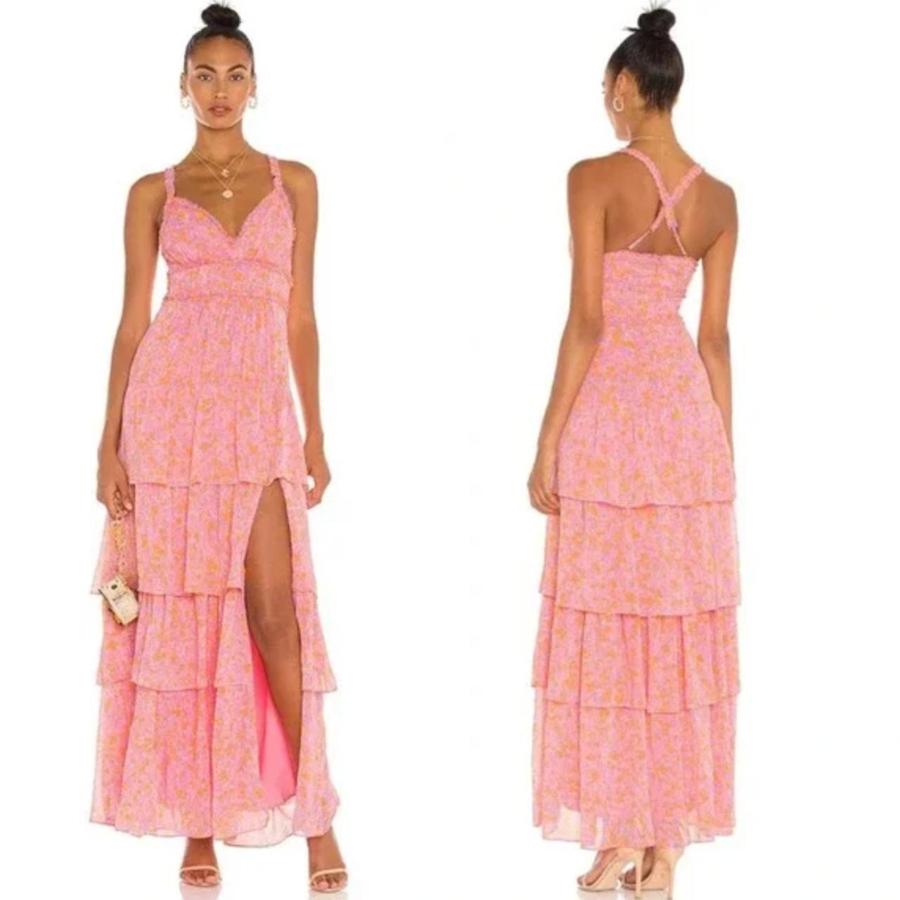 Athena women's outlet maxi pink dress