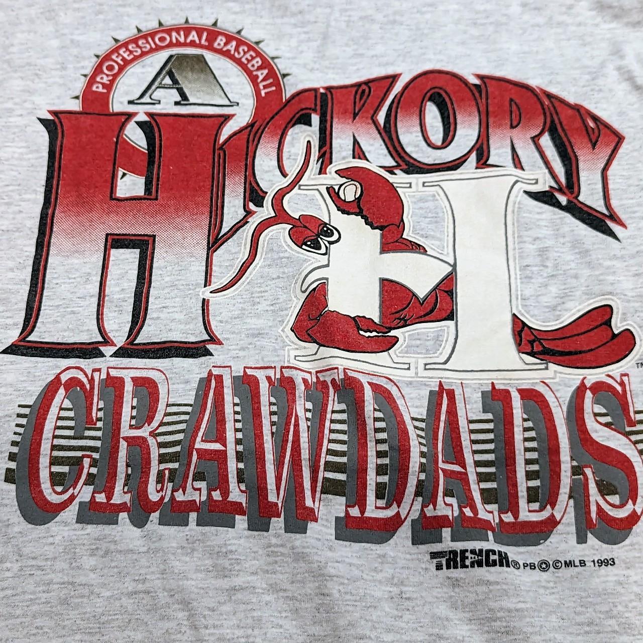 90s Hickory Crawdads Minor League Baseball t-shirt Extra Large