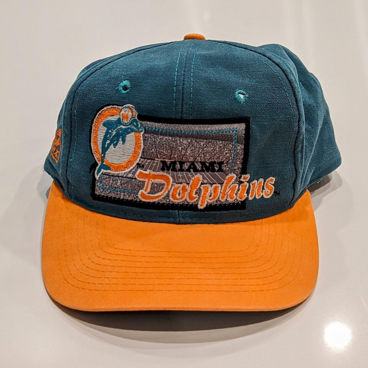 Vintage 90s Apex One Miami Dolphins Hat Cap Snapback