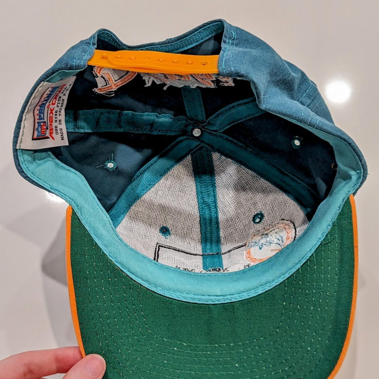 Vintage Miami Dolphins Apex One Snapback Hat Cap - Depop