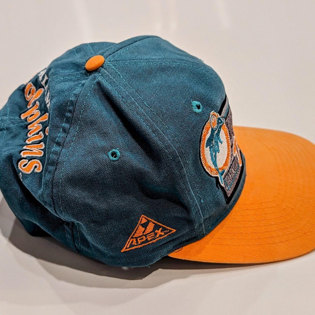 Vintage Miami Dolphins Apex One Snapback Hat Cap - Depop