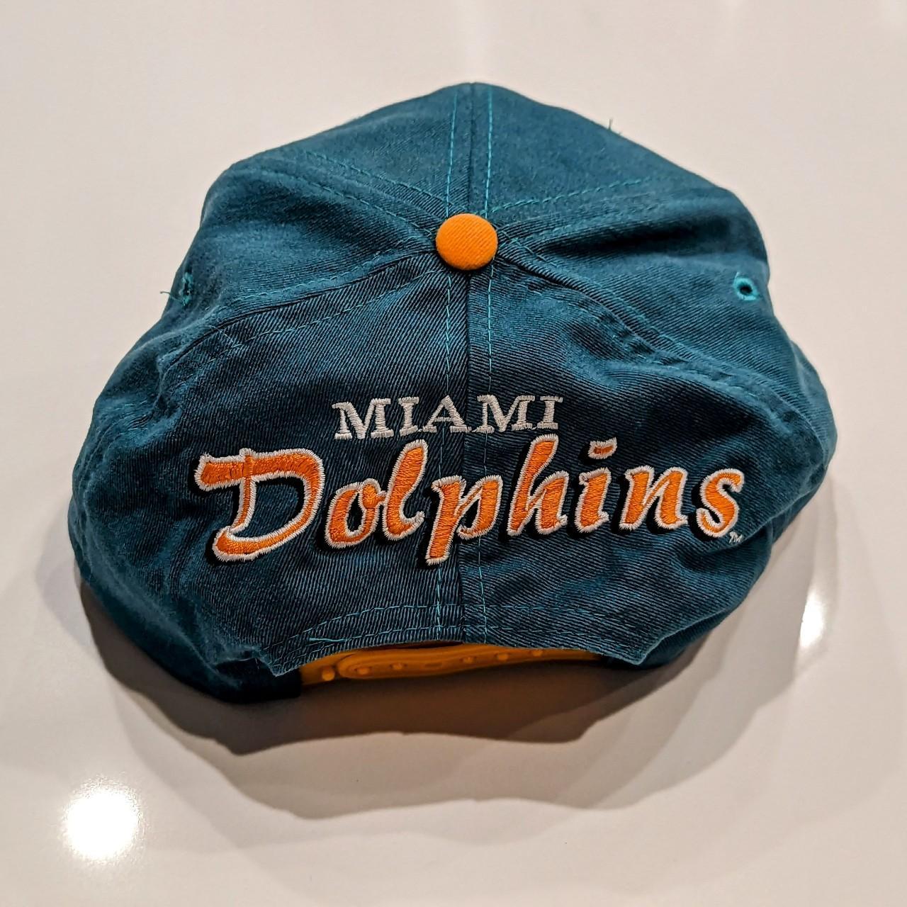 Vintage Miami Dolphins Apex One Snapback Hat Cap - Depop