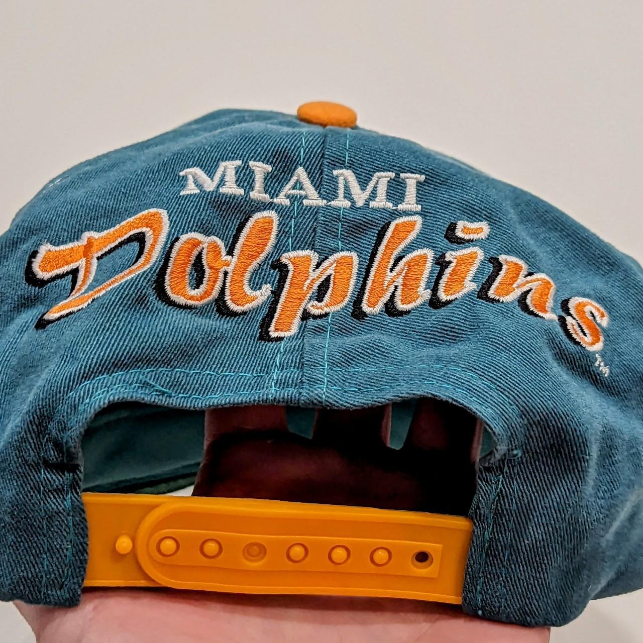 Vintage Miami Dolphins Apex One Snapback Hat Cap - Depop