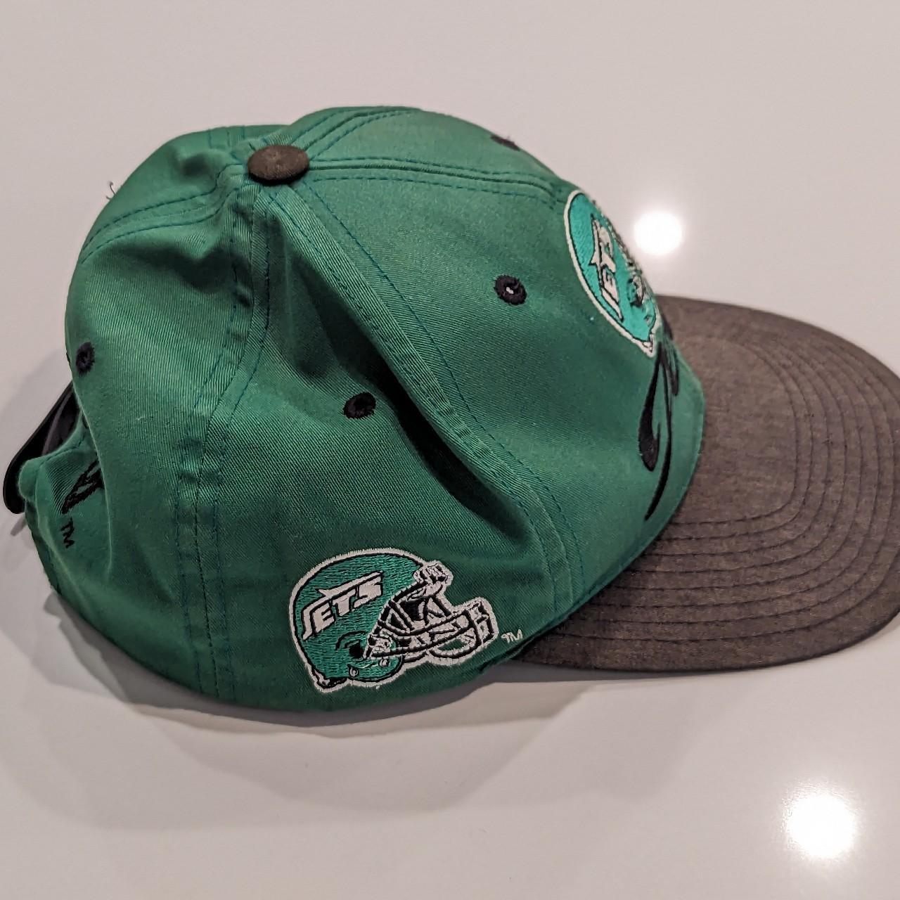 Vintage New York Jets snapback hat in green. From - Depop