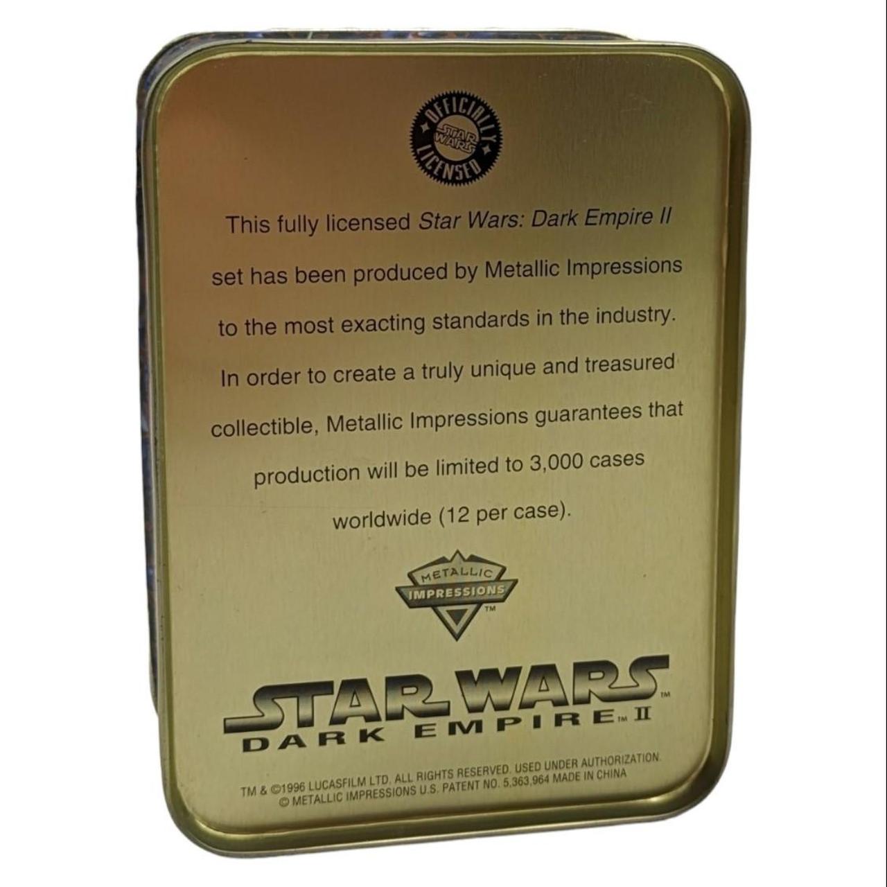 Star Wars Dark Empire II Embossed Metal Collector Cards Metallic Impressions