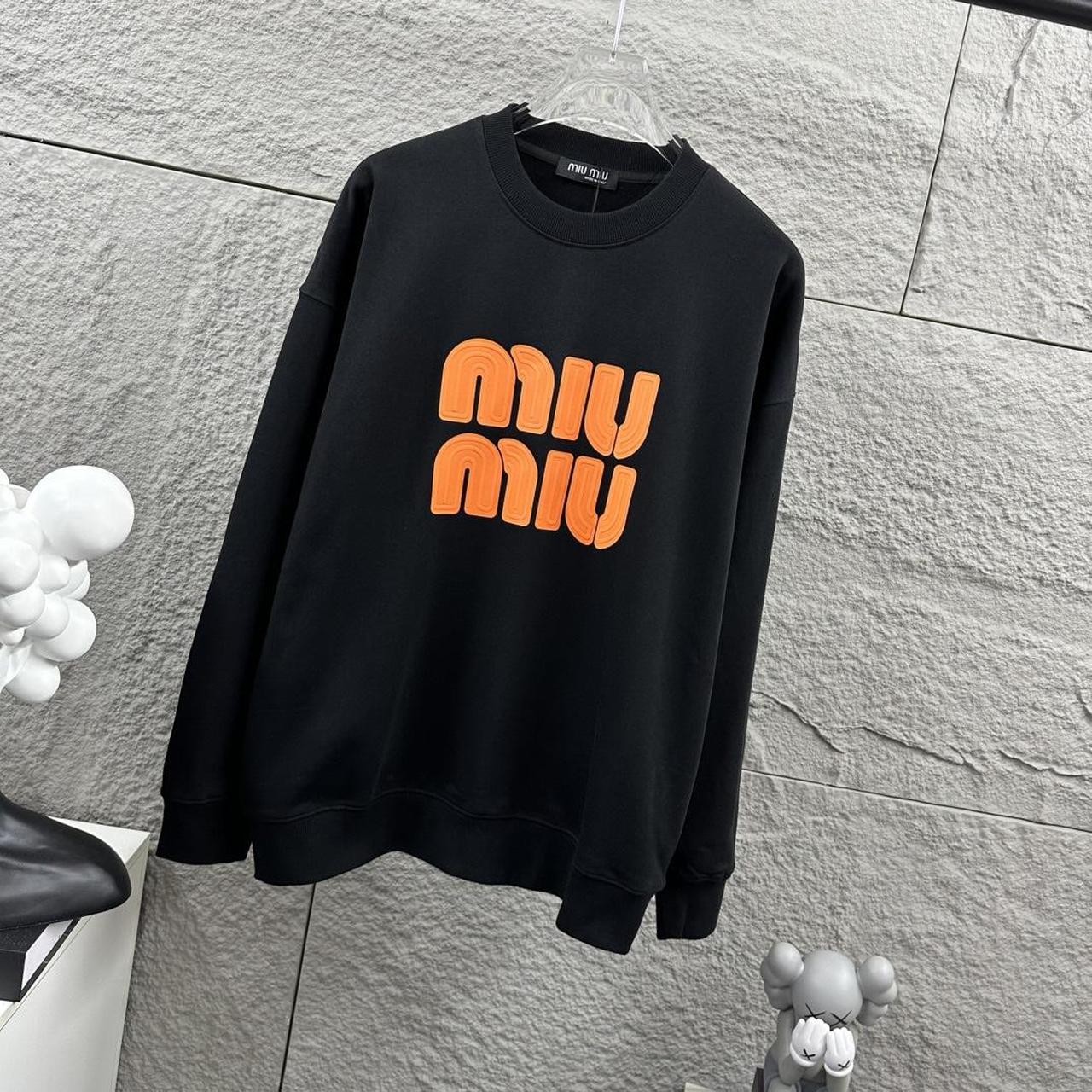 Miu Miu Women's Sweatshirt - Black - L – Miu Miu … - image 2