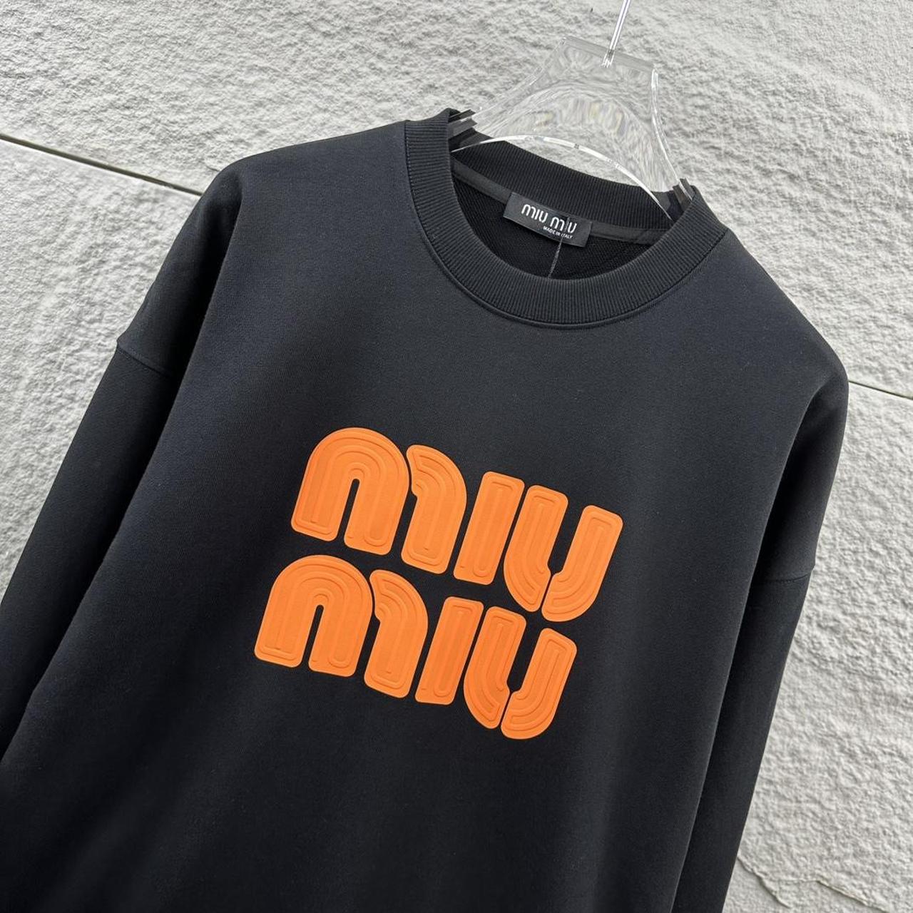 Miu Miu Women's Sweatshirt - Black - L – Miu Miu … - image 5