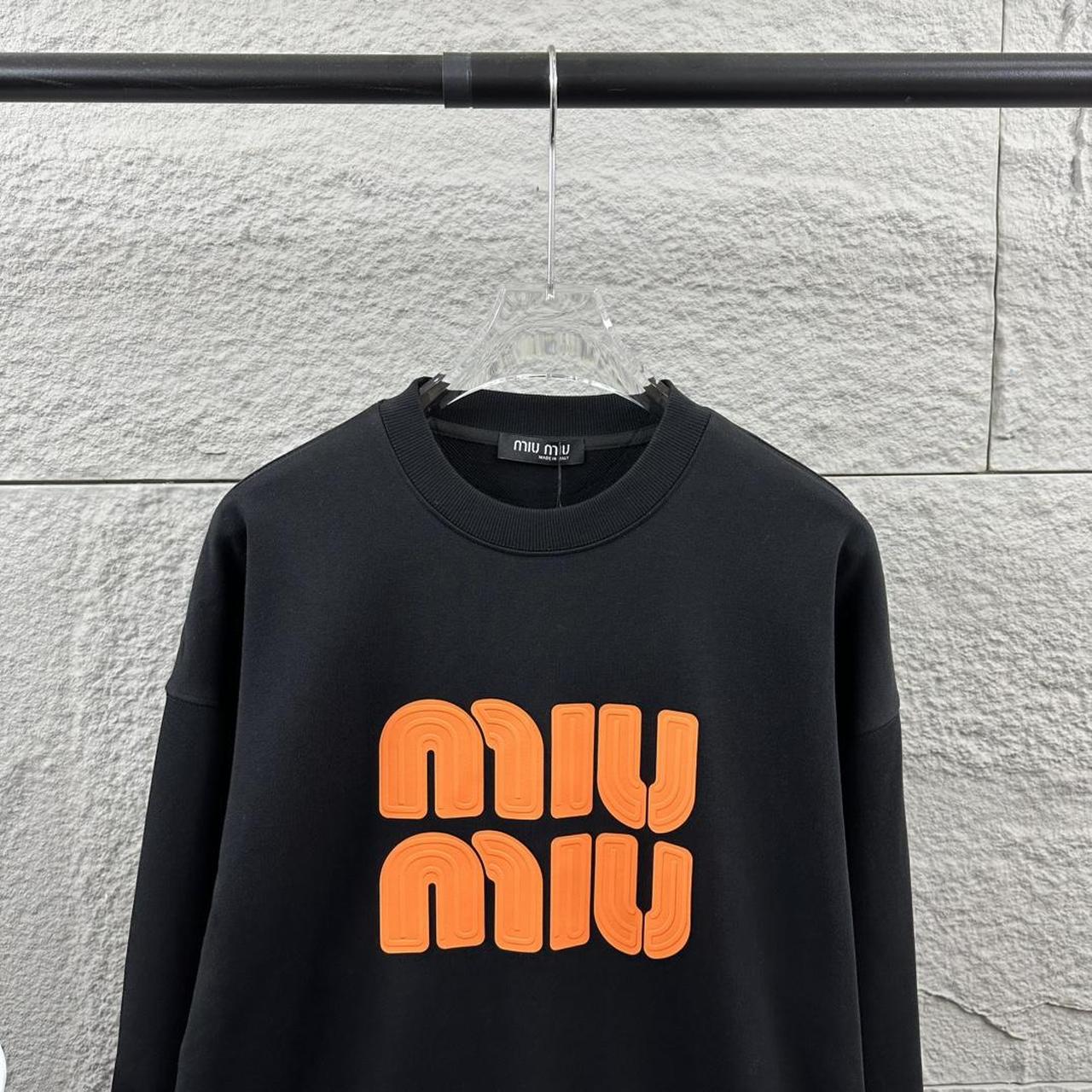 Miu Miu Women's Sweatshirt - Black - L – Miu Miu … - image 6