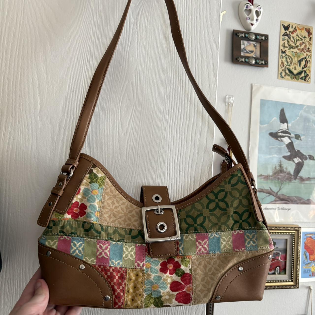 Women's Bag - Multi/Brown – Relic patchwork purse… - image 1