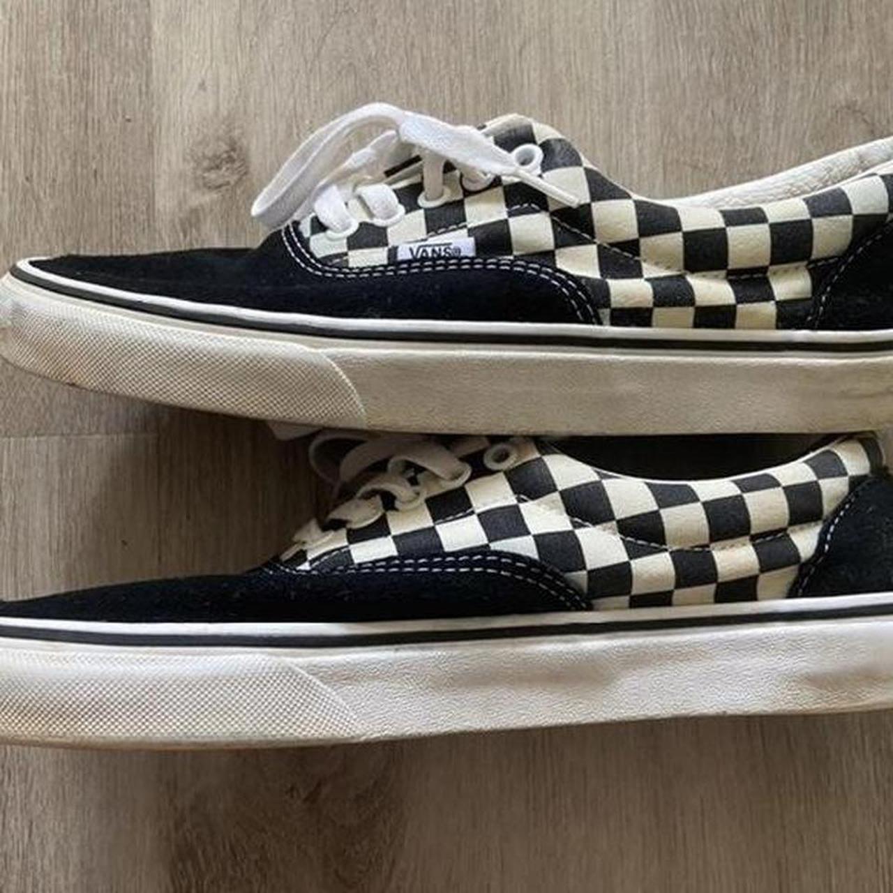 Vans Checkerboard Primary Check Era Shoes Haven’t... - Depop