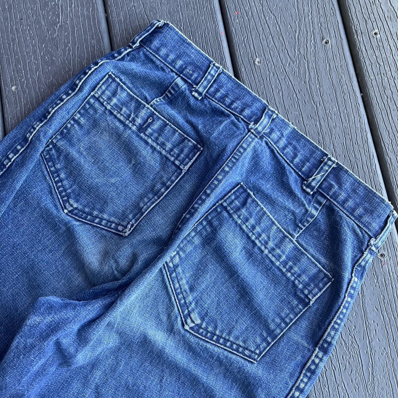 American Vintage Men's Blue Jeans | Depop