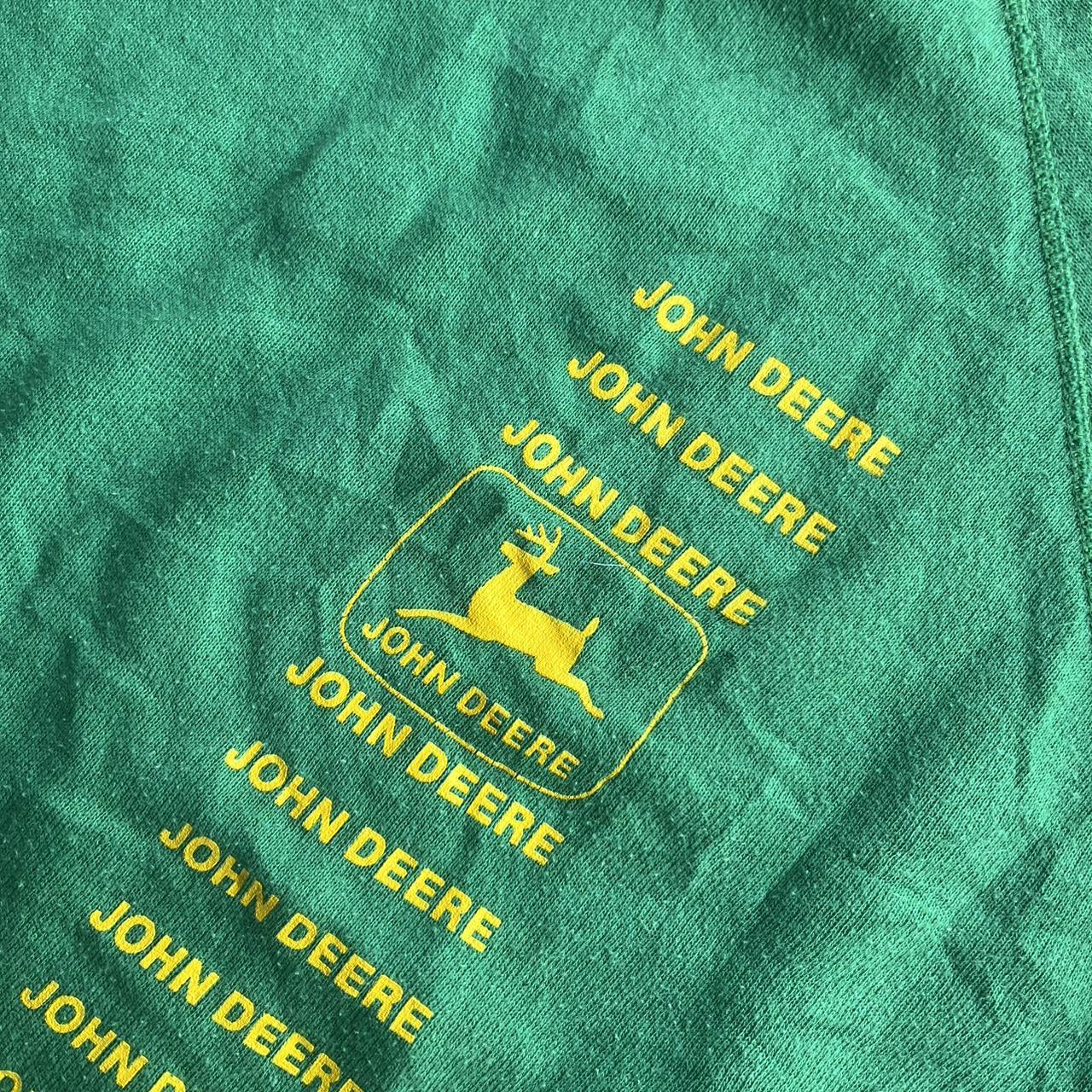 John Deere Mens Green Sweatshirt Depop 