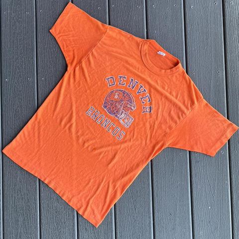 Vintage 90's baggy Denver Broncos sweatshirt In - Depop