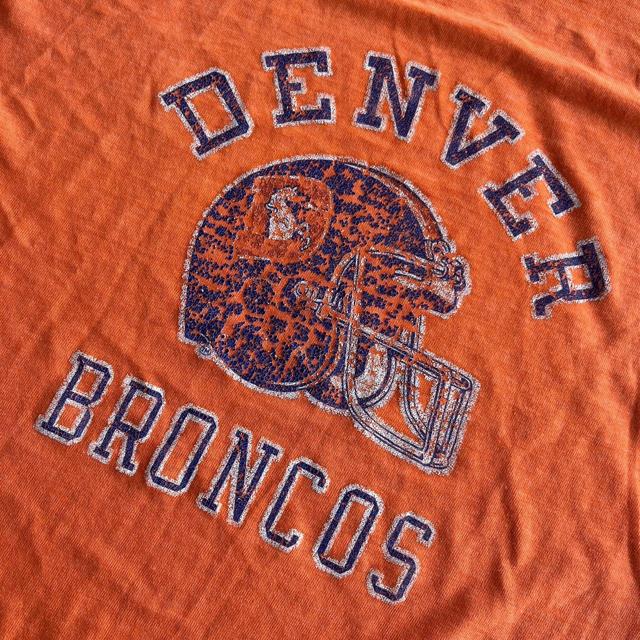 Vintage 90s Denver Broncos embroidered sharktooth - Depop