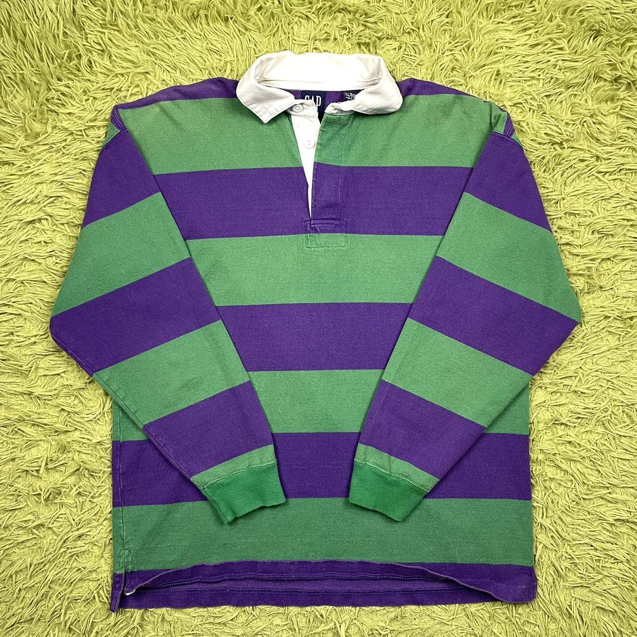 Vintage Gap Rugby Shirt Size: M Excellent Condition!... - Depop