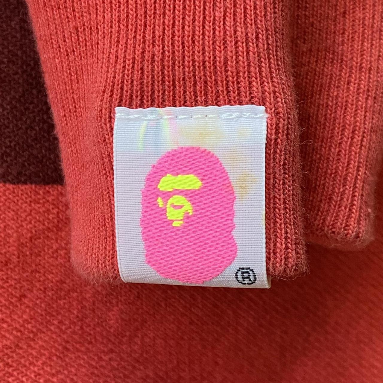 Bape 'Sta' Star Pattern Full Zip Red Hoodie in | Depop Bape 'Sta' Star Pattern Full Zip Red Hoodie in | Depop