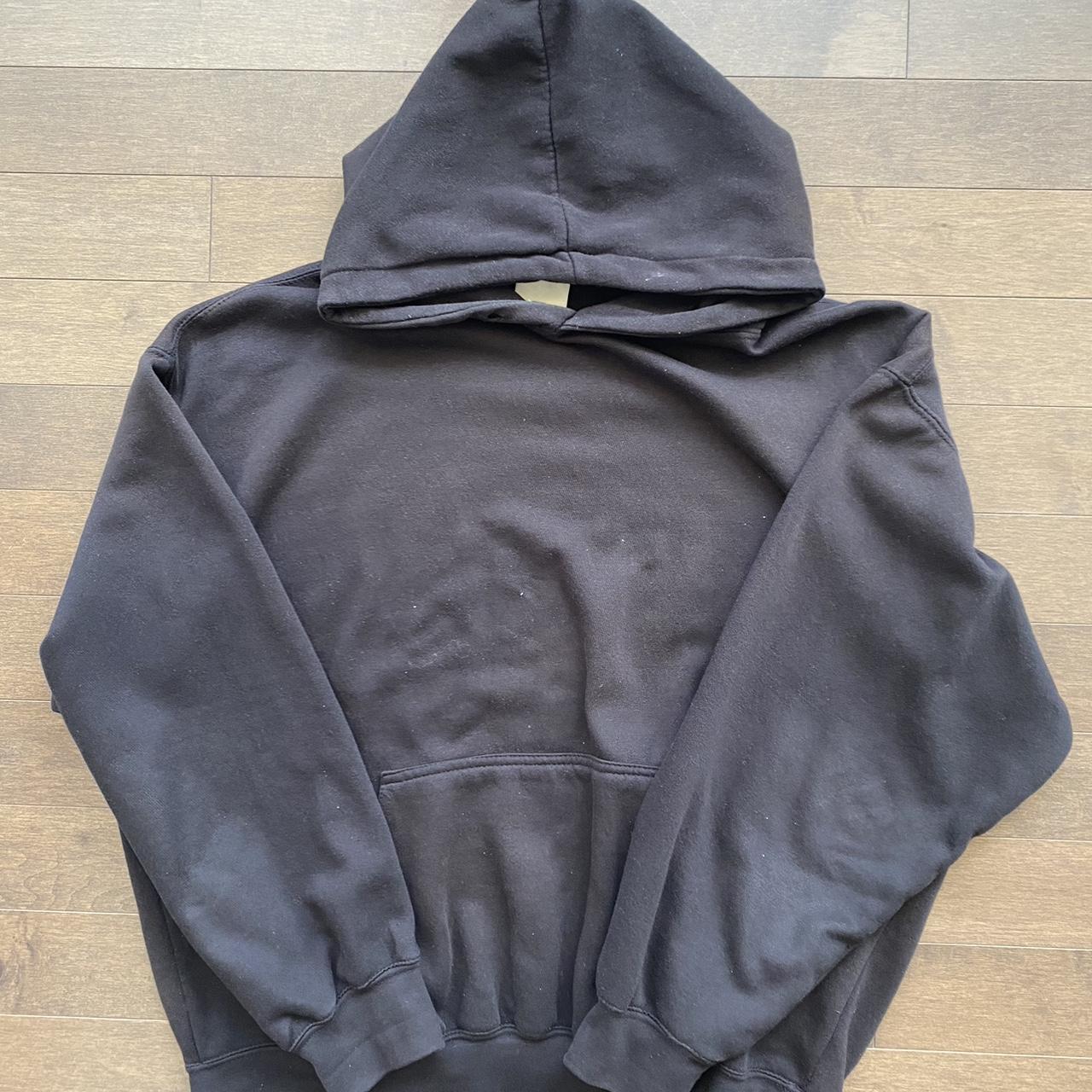 moojimooji Sun Faded Black Hoodie in great | Depop