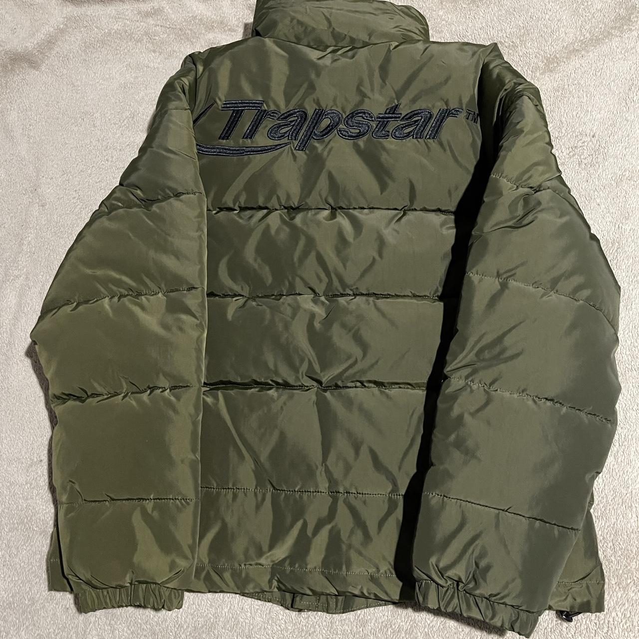 Trapstar hyperdrive jacket olive green camo Great... Depop