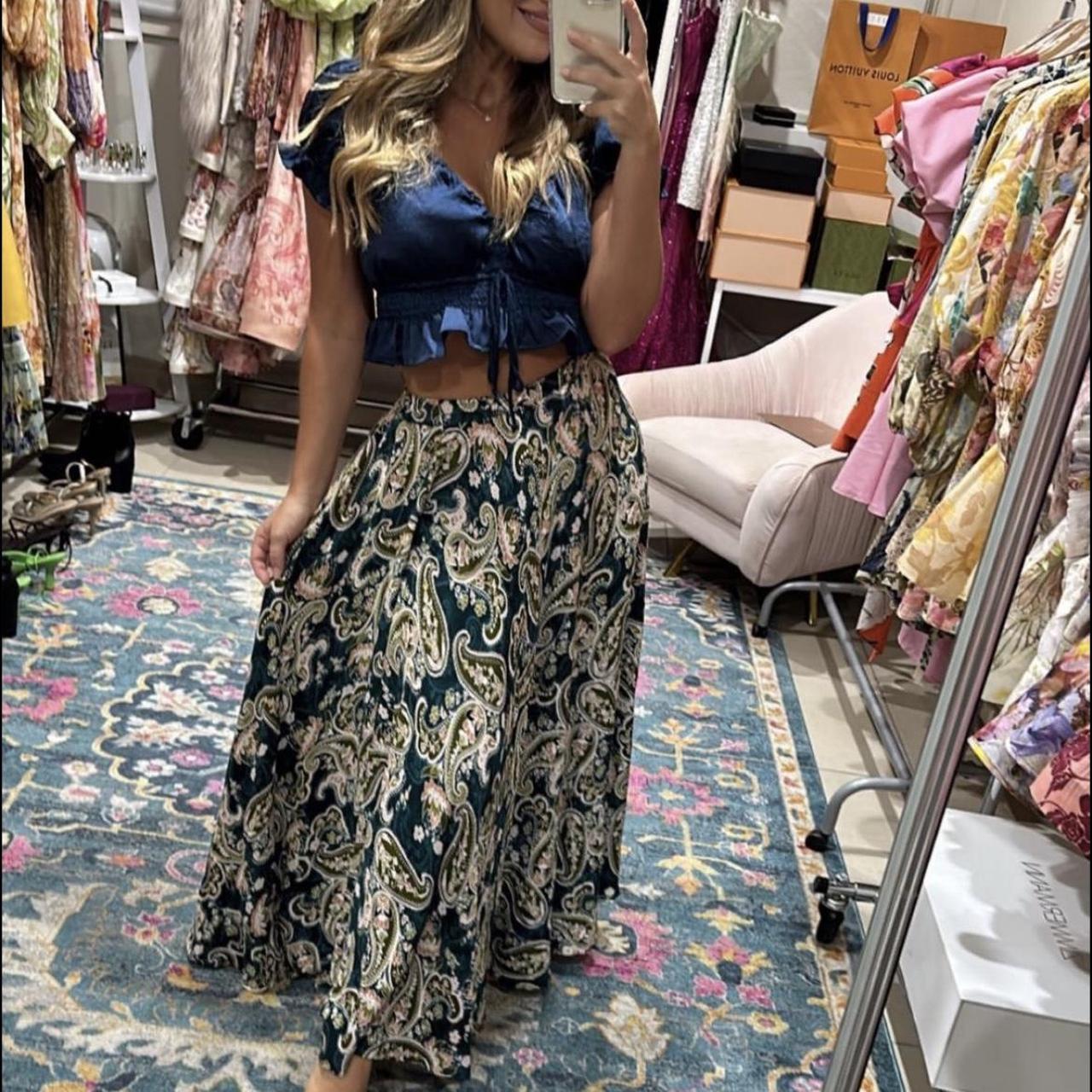 Tree of life skirt Size small purchased for 120... Depop