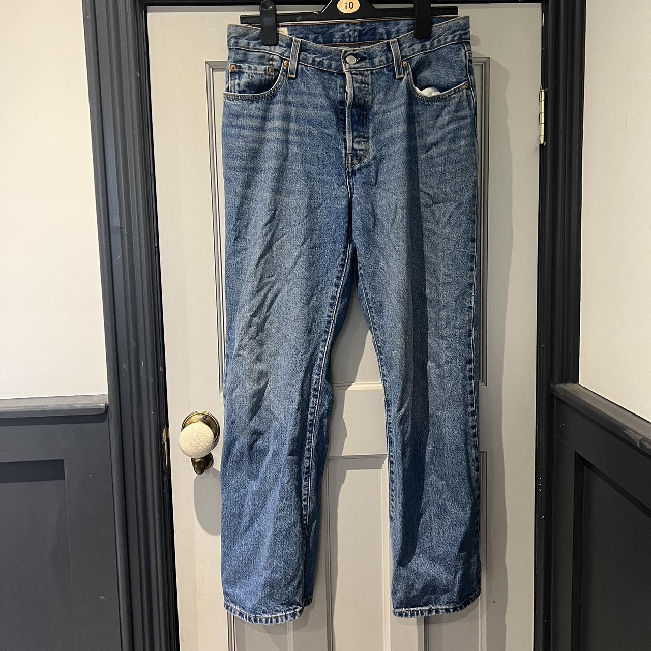 Levi 501 90s inspired jeans W 29 L 30 Barely worn.... - Depop