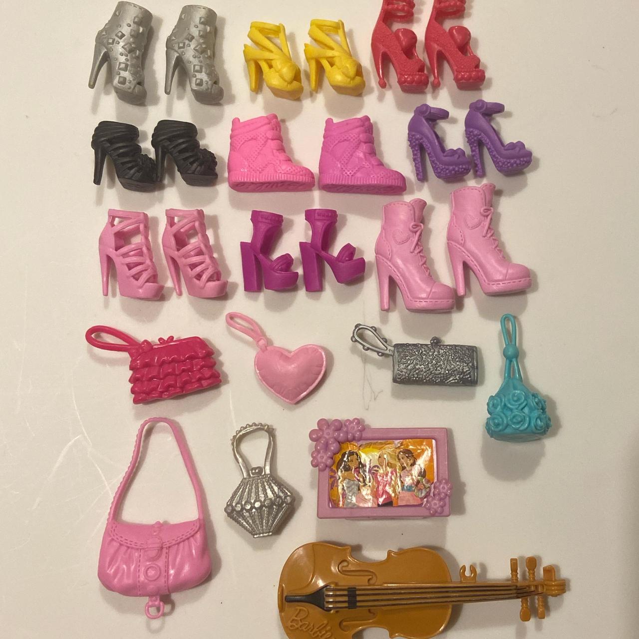 Bundle of genuine Barbie shoes and... - Depop