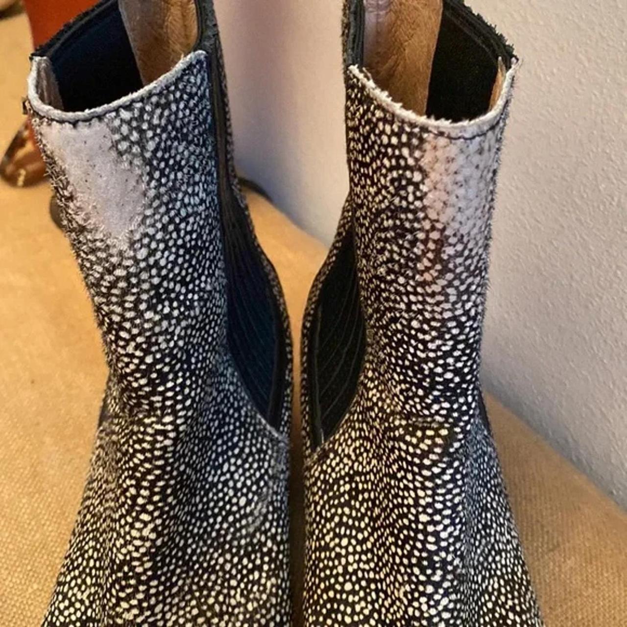 Ugg camden exotic genuine calf outlet hair block heel boot