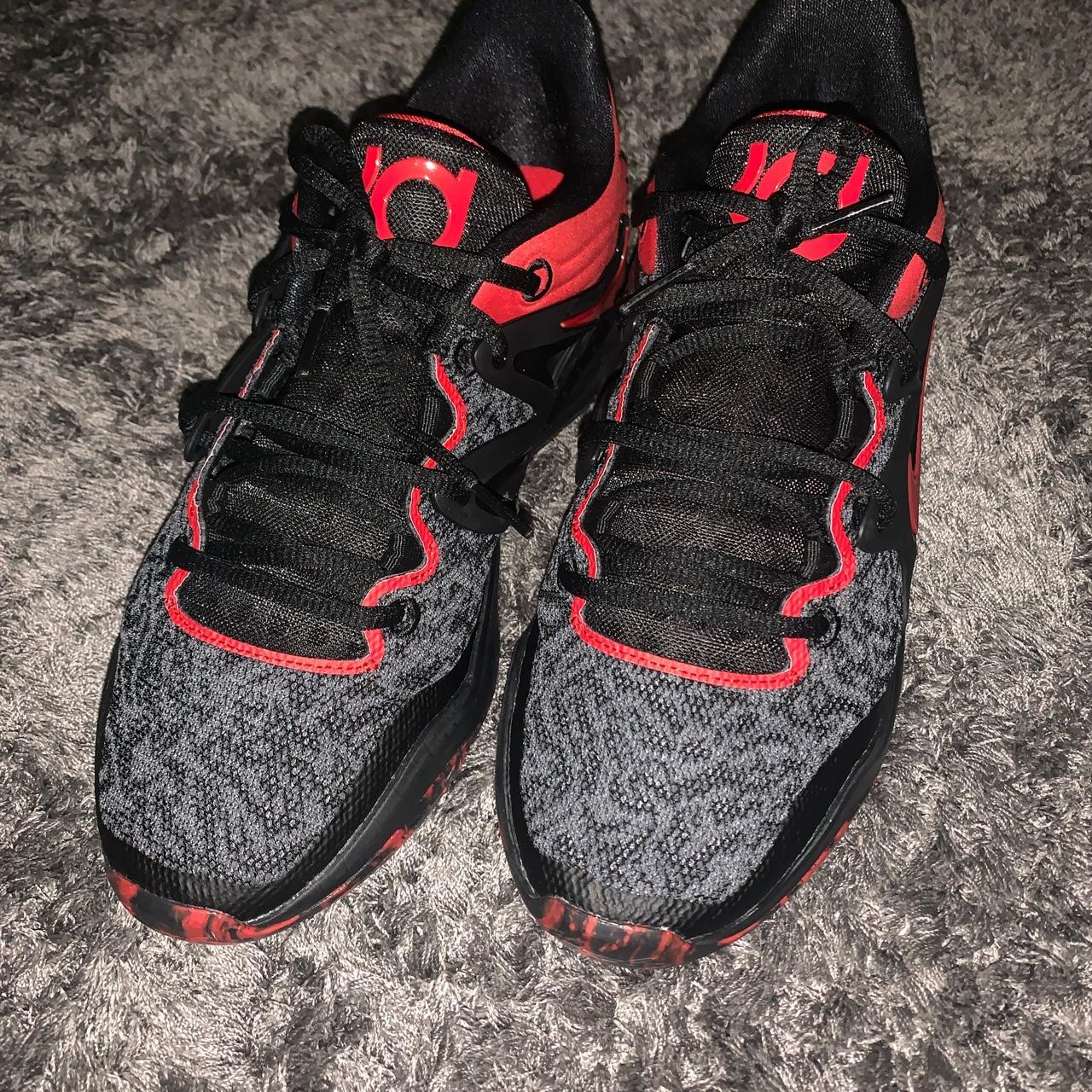 KD 15 red and black Worn once great condition #KD... - Depop