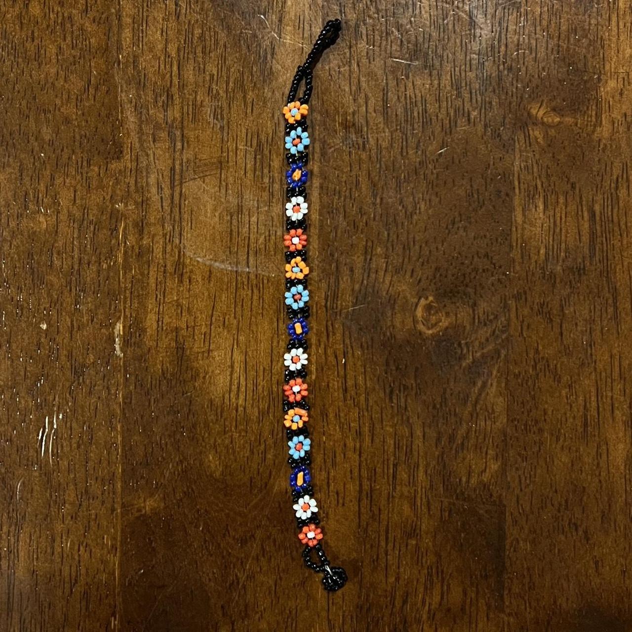 Women's Bracelet - Multi – Adjustable colored flo… - image 1