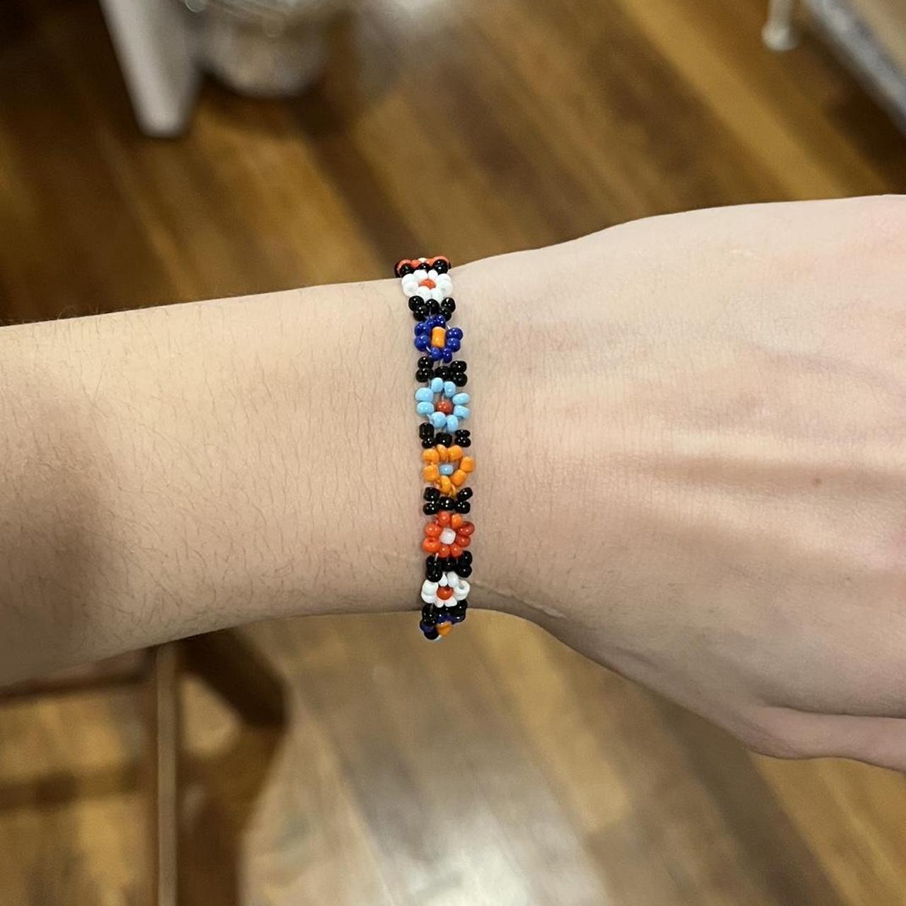 Women's Bracelet - Multi – Adjustable colored flo… - image 2